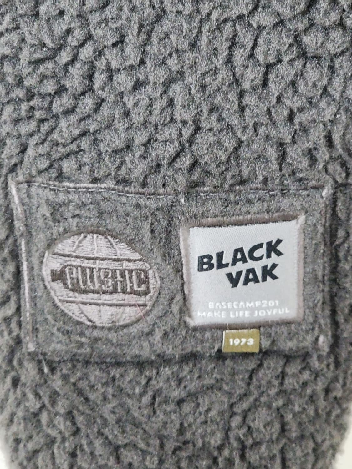 (90) 블랙야크 플리스 점퍼 차콜 뽀글이 후리스 자켓  상품이미지4