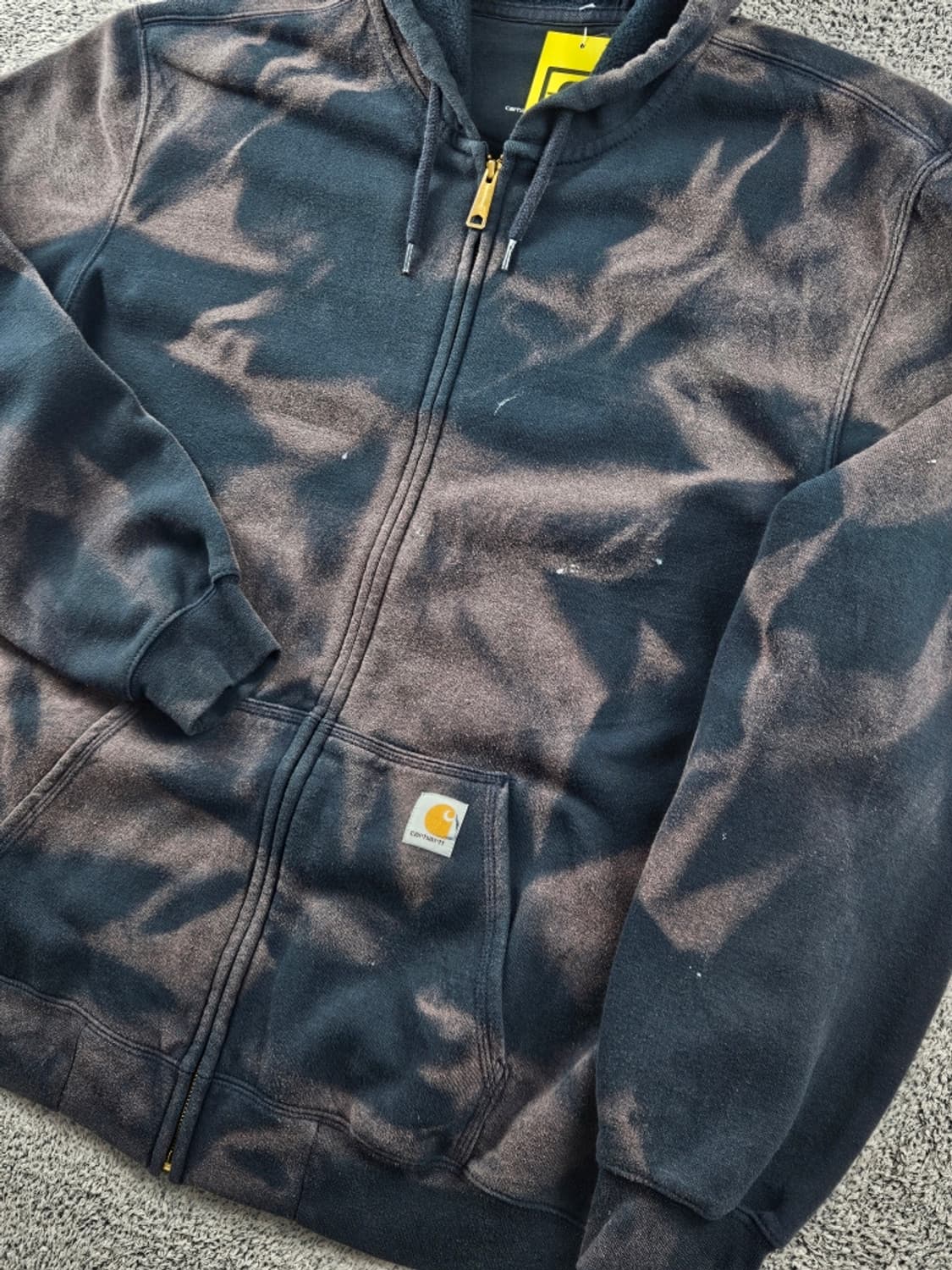 칼하트 다잉 워시드 커스텀 스웻 후드 집업 ( XL ) / 10691 상품이미지6