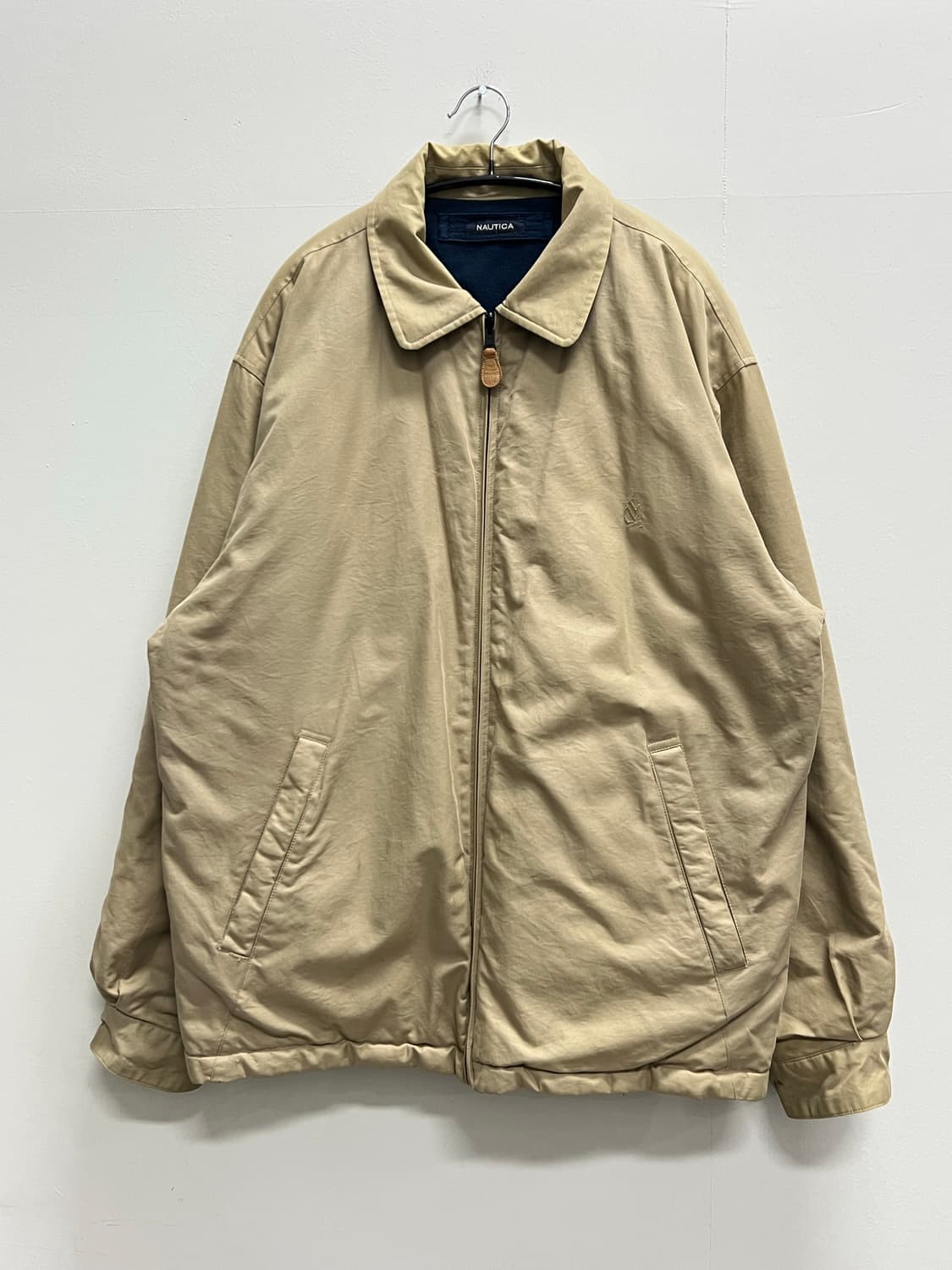 (S) 노티카 올드스쿨 리버시블 블루종 플리스 자켓 베이지 상품이미지2