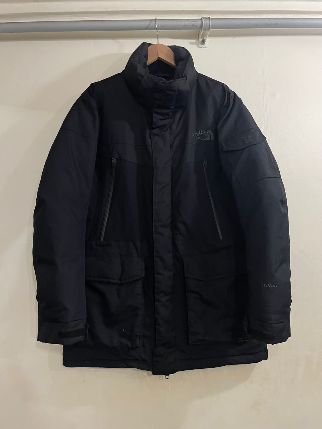 노스페이스 하이벤트 구스다운 패딩 파카 블랙 상품이미지1