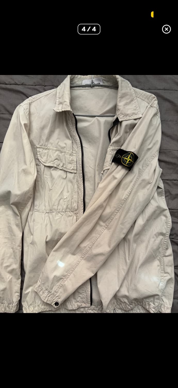 스톤아일랜드 22FW 올드이펙트 오버셔츠 상품이미지3