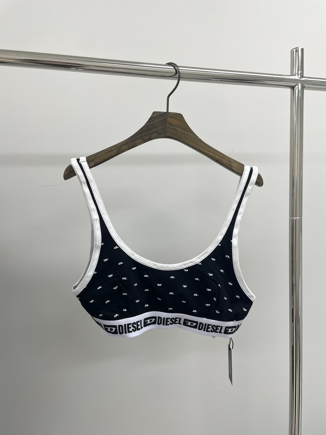 디젤 로고 브라 탑  상품이미지2