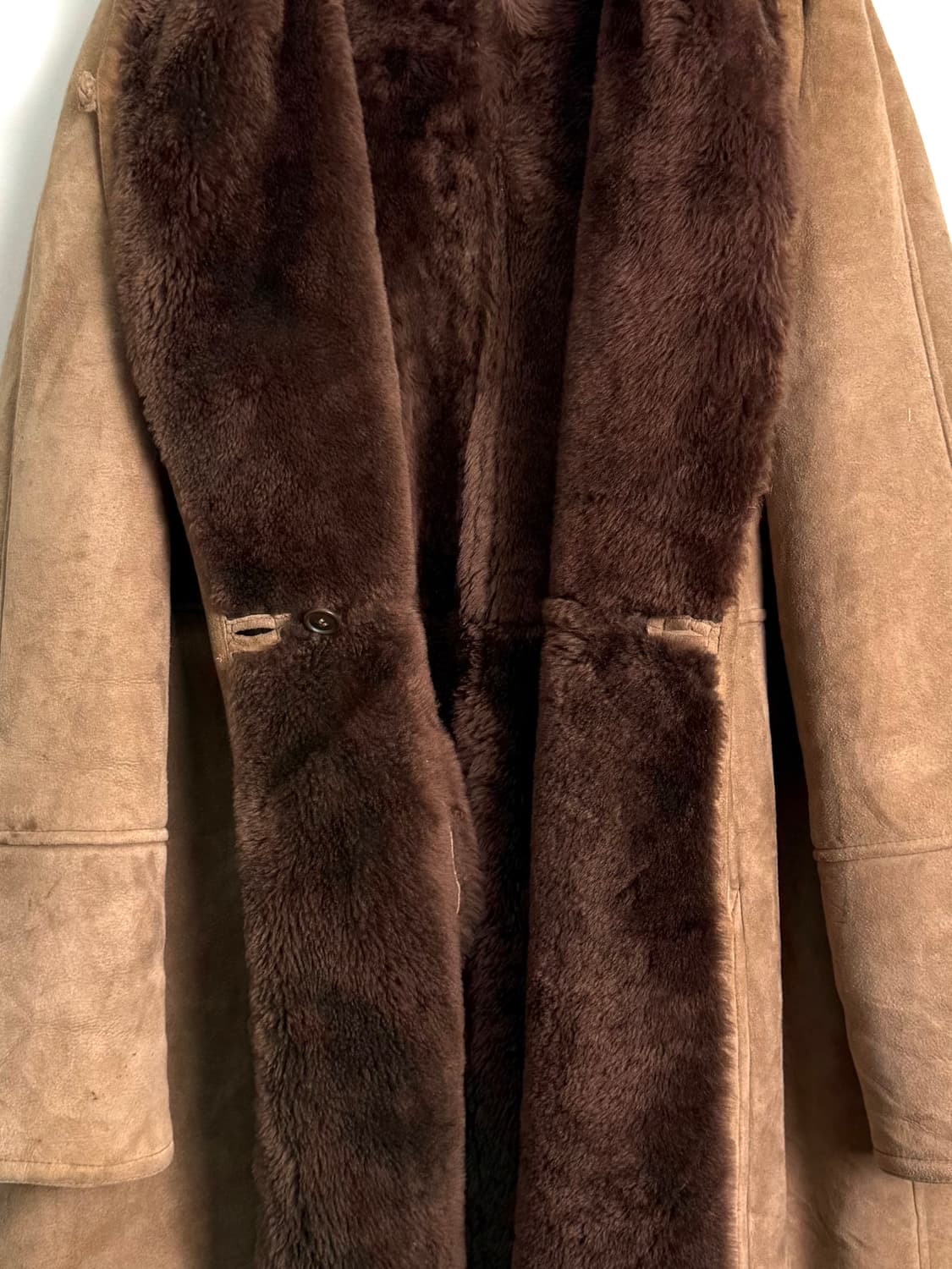 90s bottega veneta 무톤 코트 상품이미지4