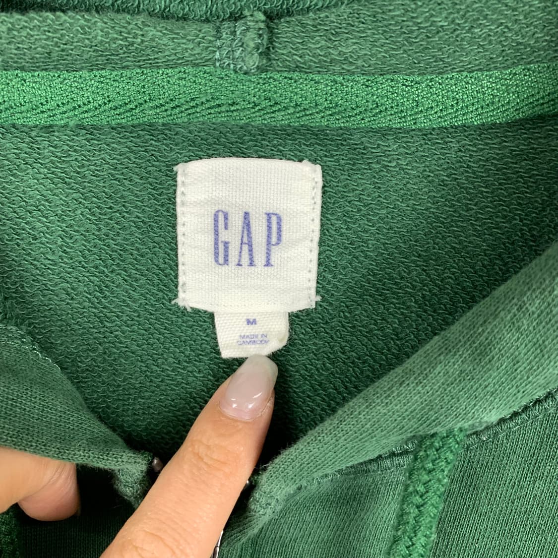 Gap 갭 그린 후드집업 상품이미지6