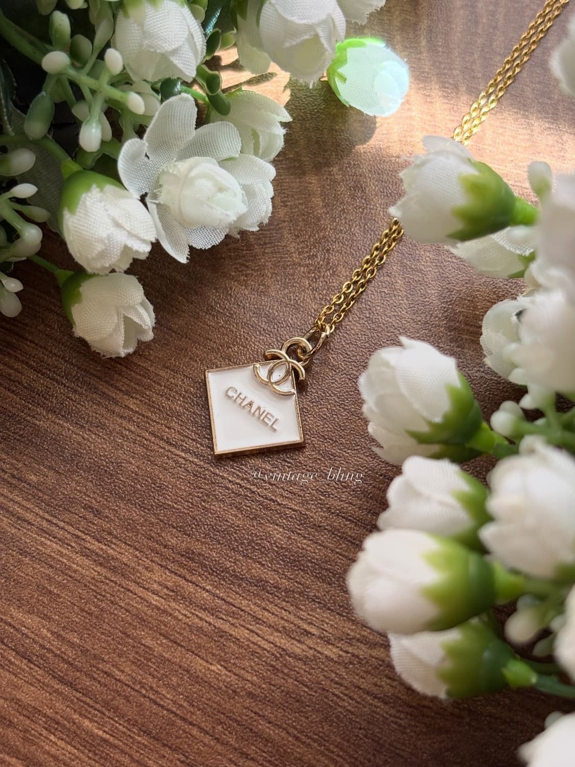 화이트) 샤넬 다이아몬드 골드 목걸이 상품이미지1