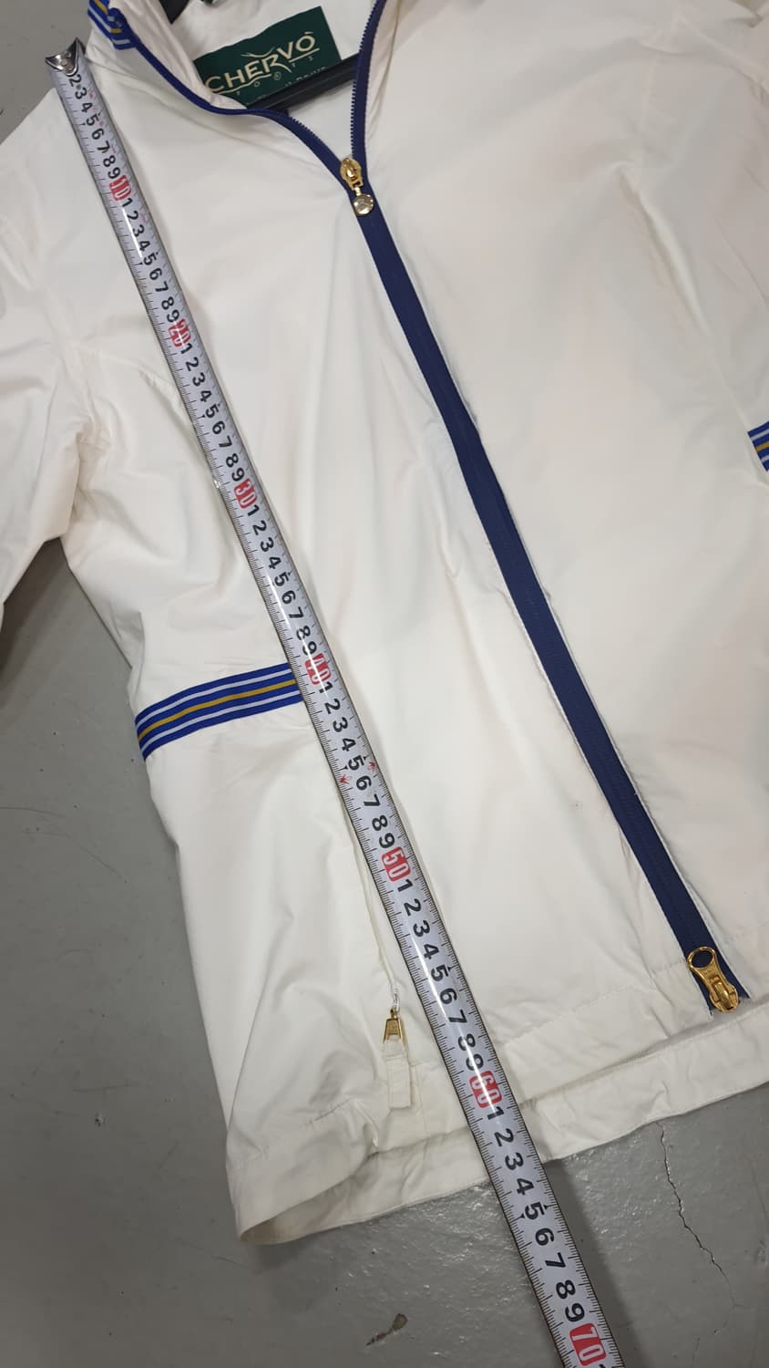CHERVO 여성 화이트 바람막이 자켓40사이즈 상품이미지10