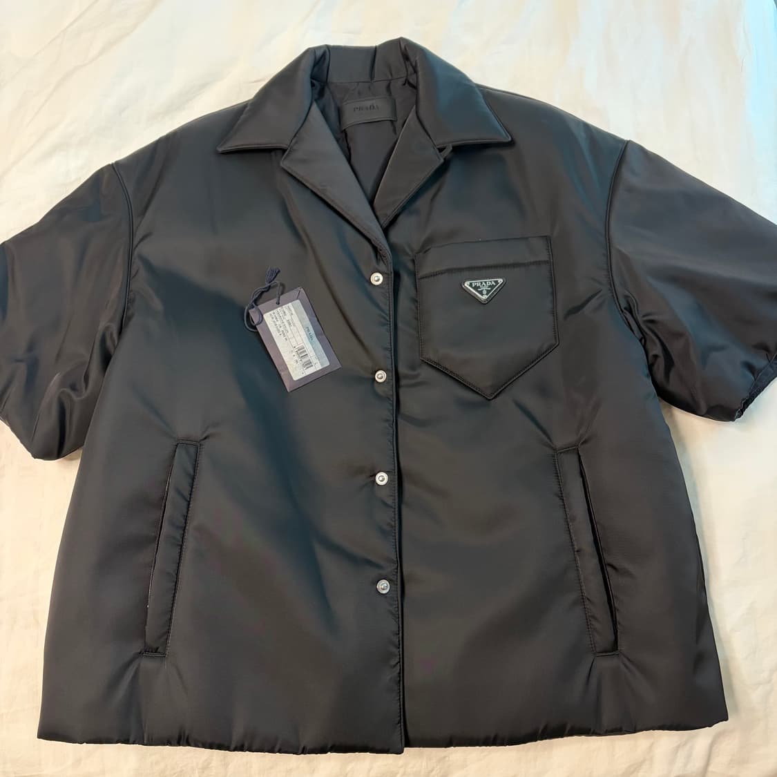 프라다 나일론 개버딘 패딩 셔츠 상품이미지2