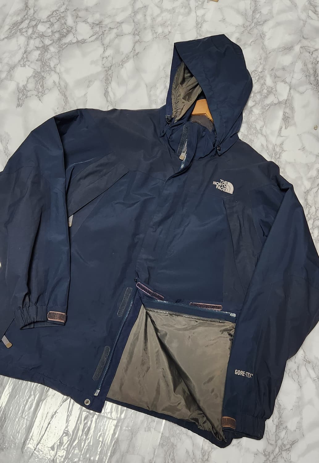 2XL 노스페이스 고어택스 바람막이 후드 자켓 상품이미지1