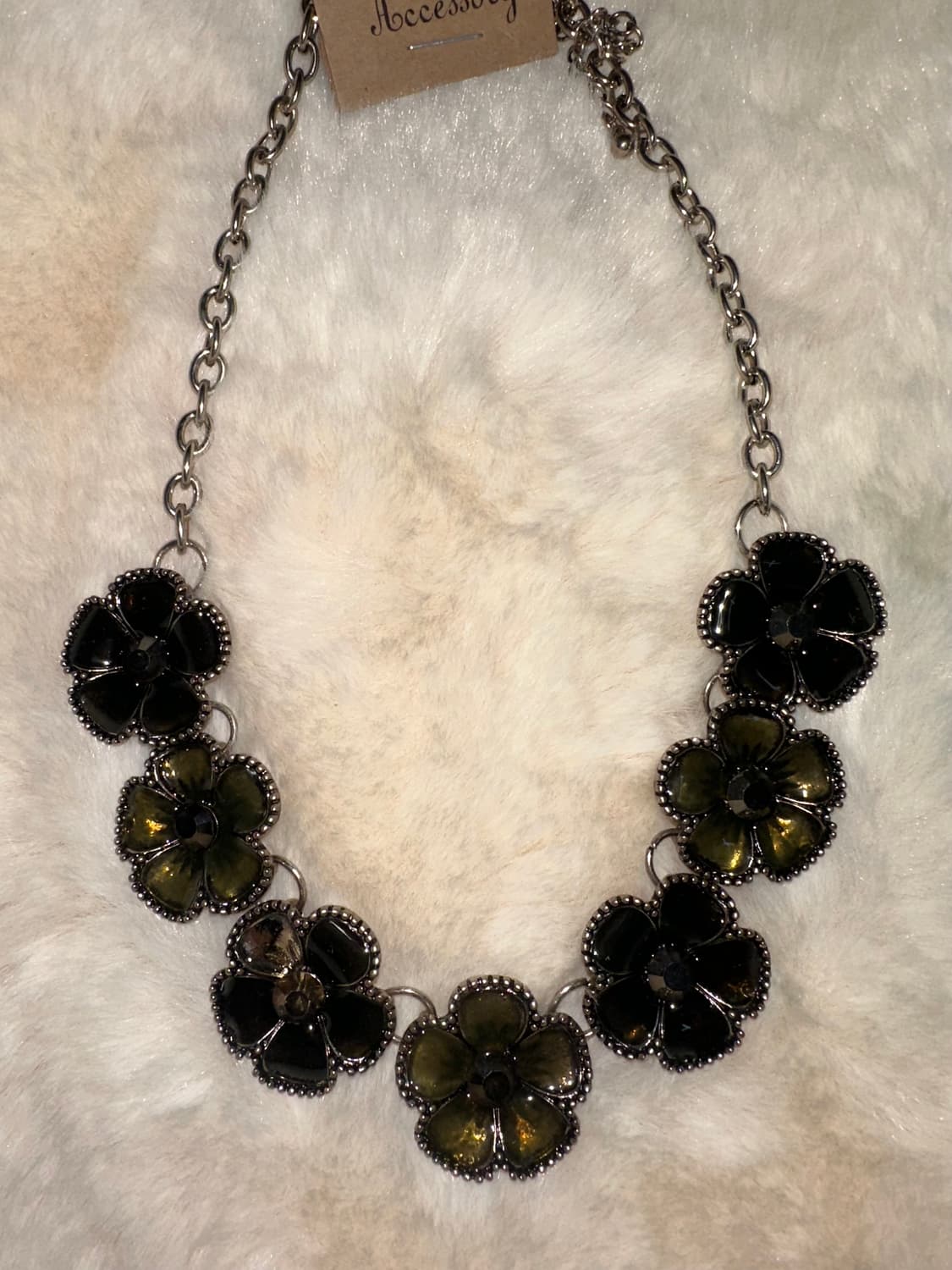 오리엔탈 고스펑크 빈티지 녹색 목걸이 상품이미지1