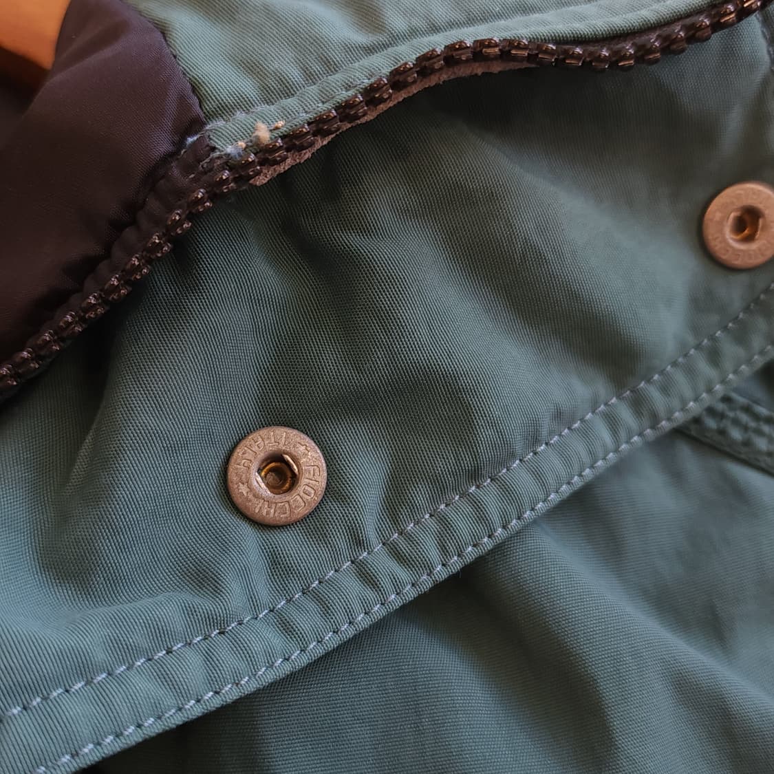 90s 킬러루프 아노락 자켓 소가죽 트리밍 풀오버 스노우보드 자켓 L 상품이미지9