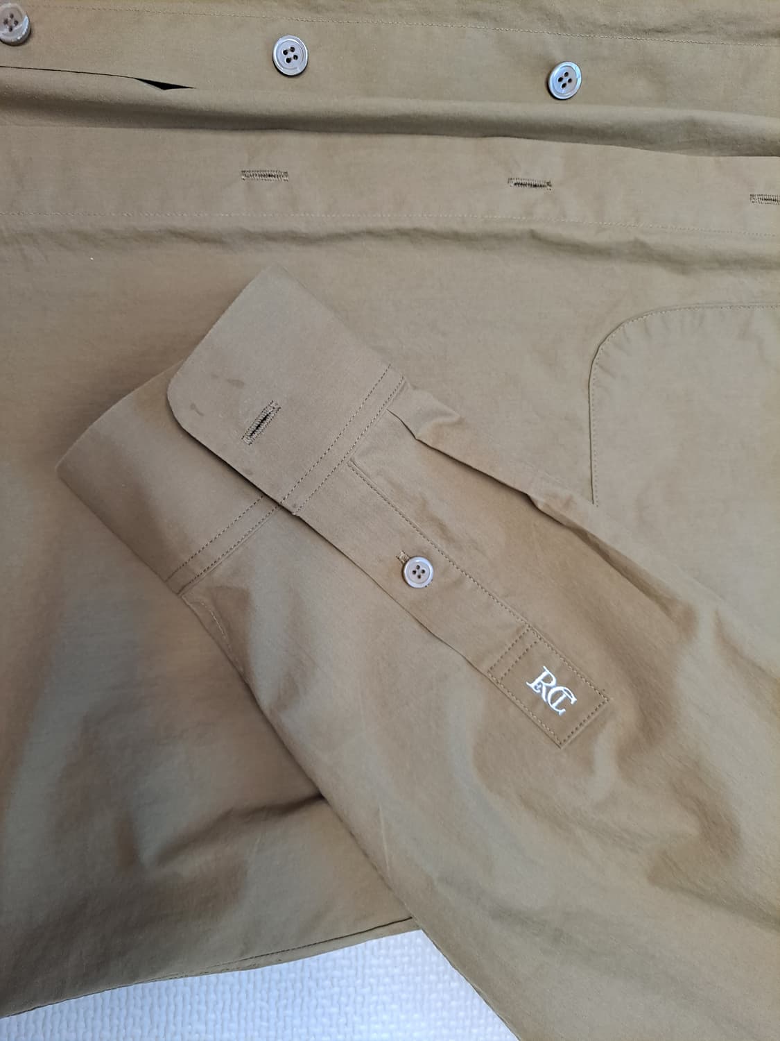 [렉토] RECTO 차이나카라 오버핏 셔츠 상품이미지6