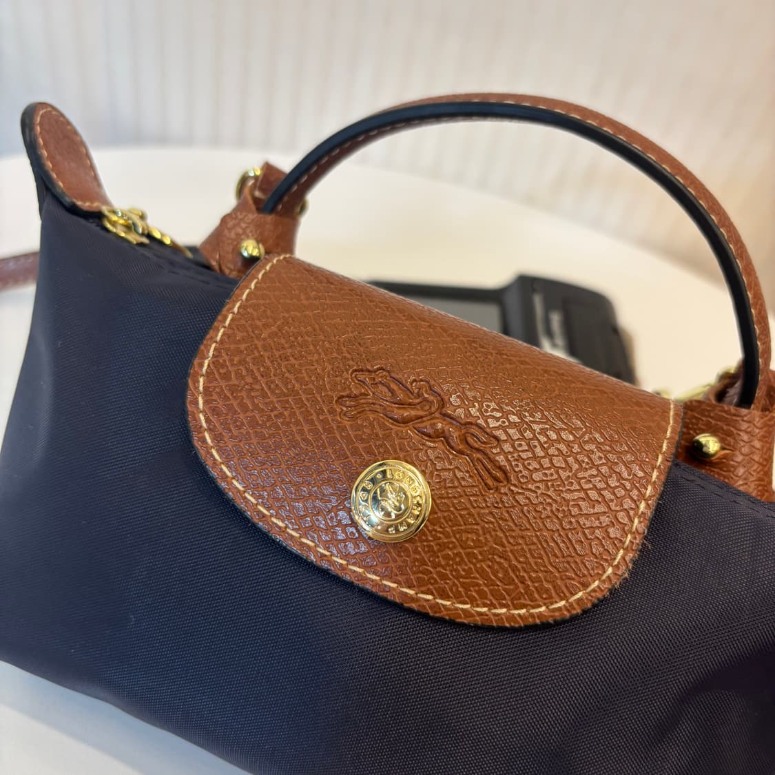 정품 롱샴 르 플리아쥬 네이비 미니      상품이미지4