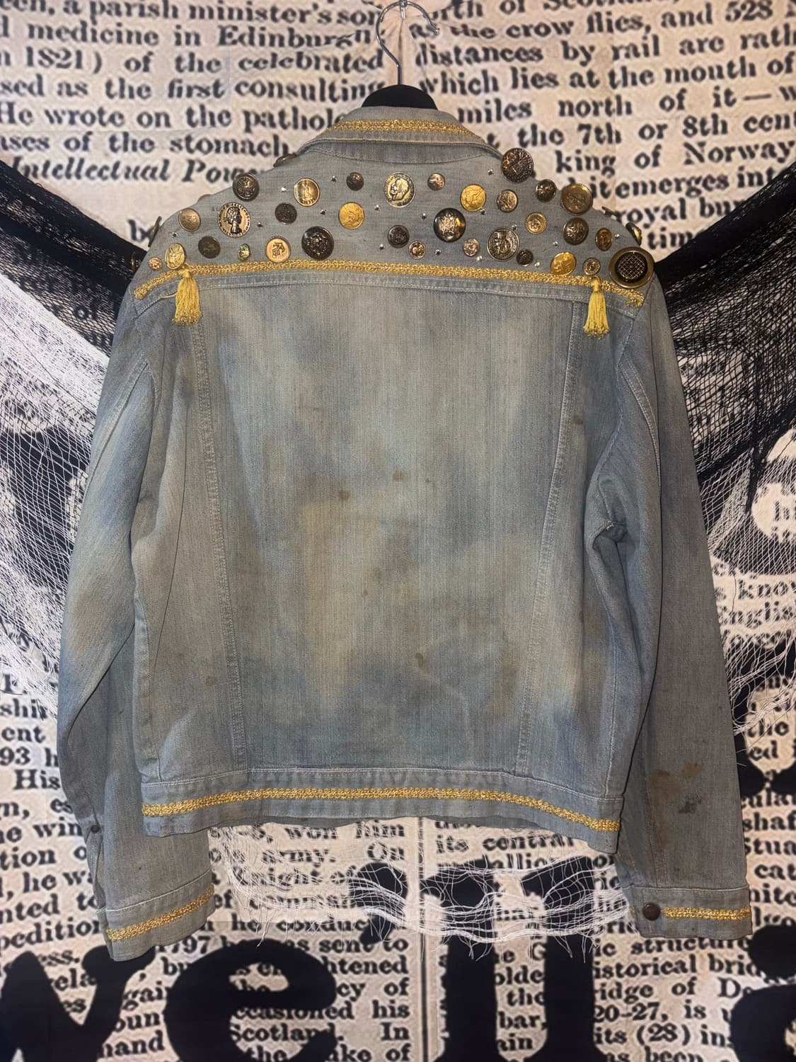Embellished Military Denim Jacket 상품이미지9