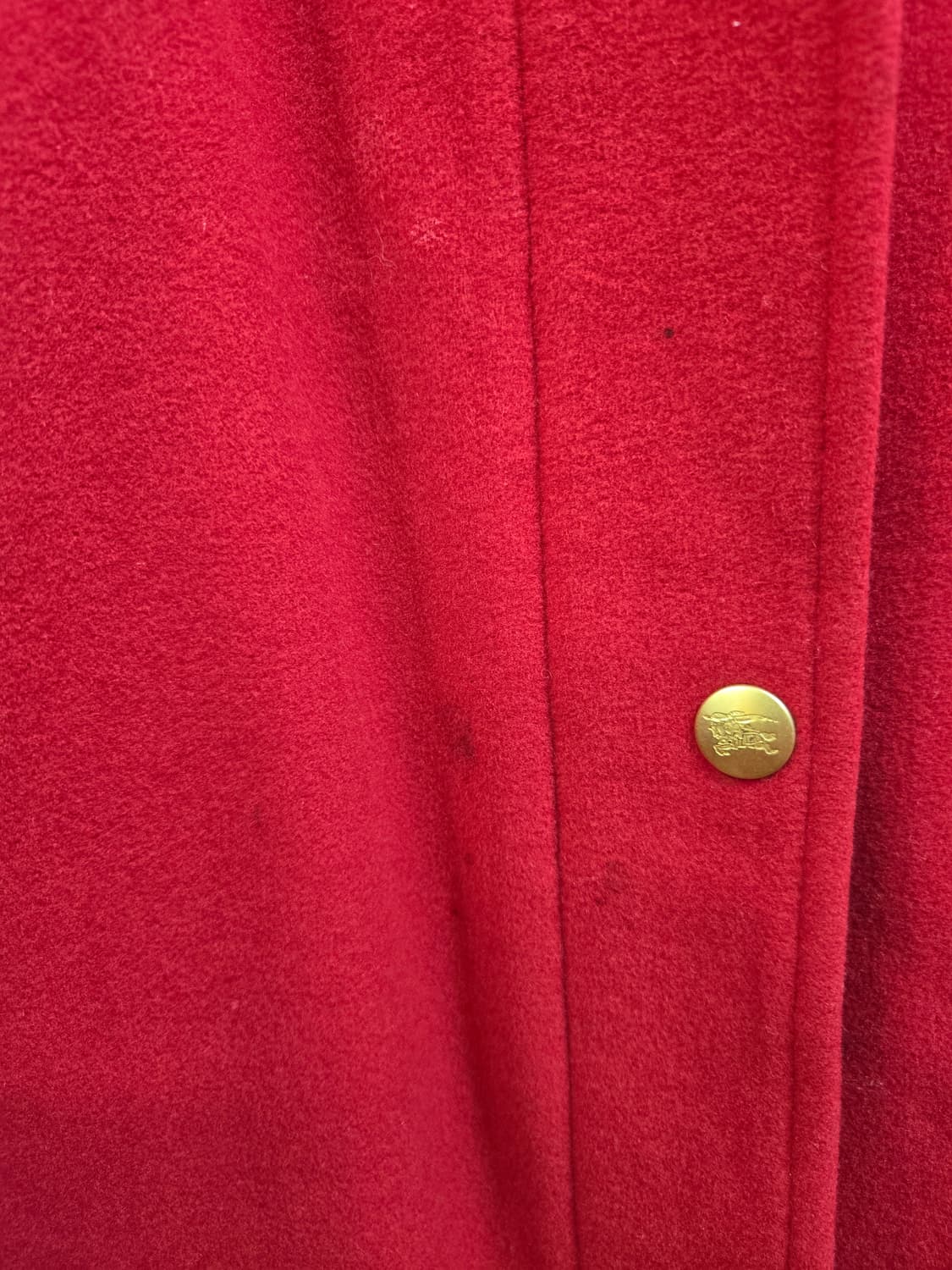 버버리 더플 롱 코트 레드 상품이미지9