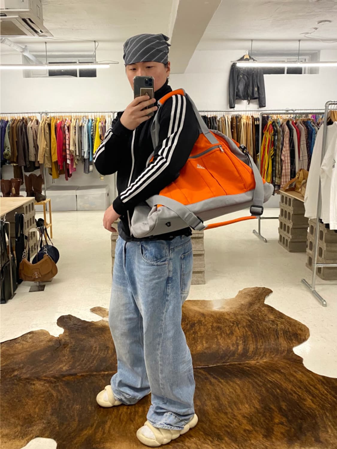 90~00's ADIDAS 'God Bless You' bag 상품이미지1