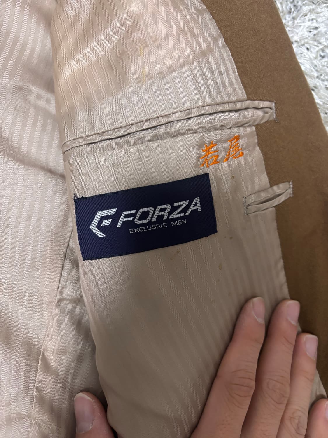 일제 캐시미어 100프로 블레이저 사이즈 105 상품이미지3