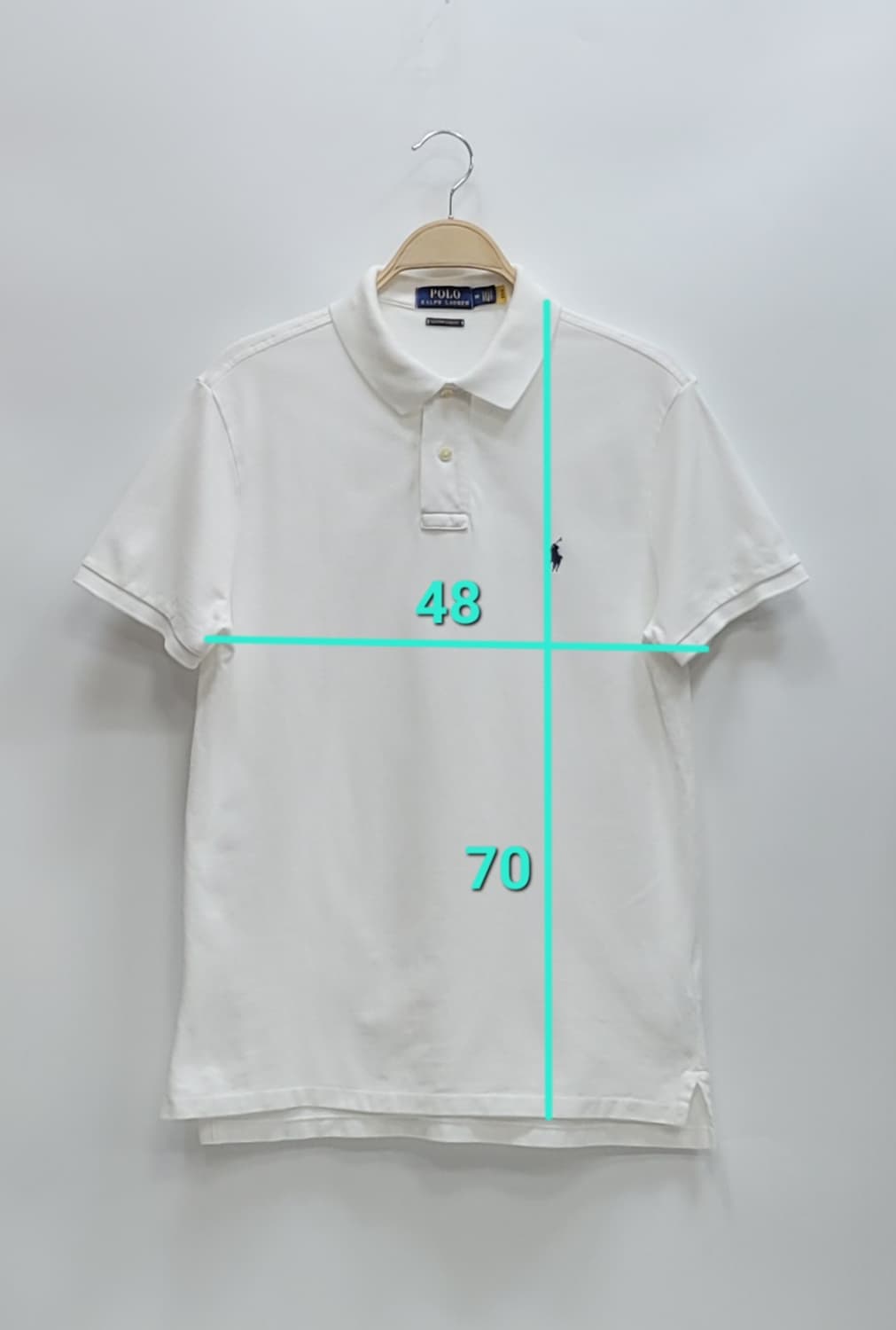 POLO 폴로 랄프로렌 아이코닉 메시 폴로 셔츠 / 남 M 화이트
 상품이미지9