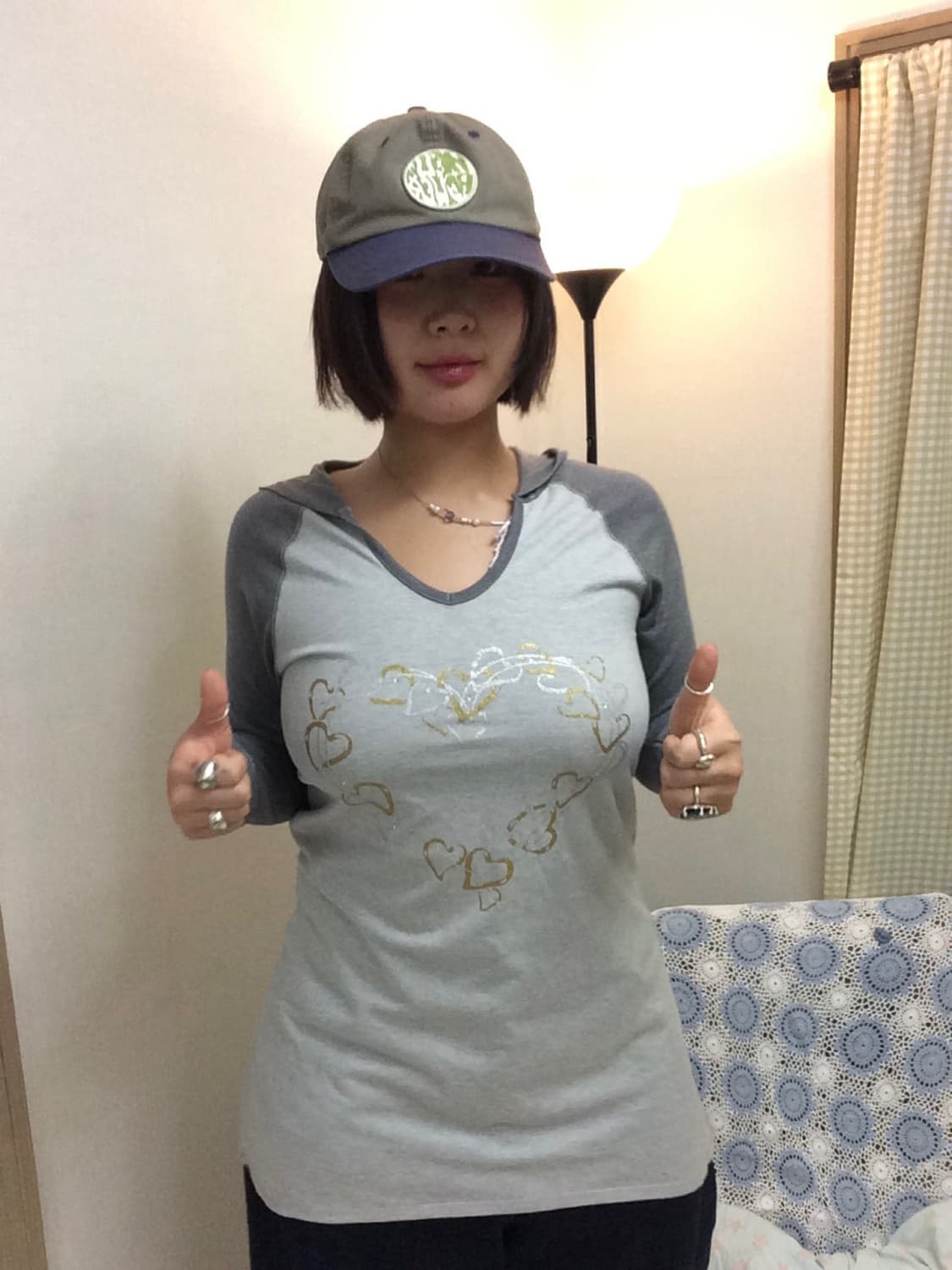 하트 후드 미니원피스 상품이미지1