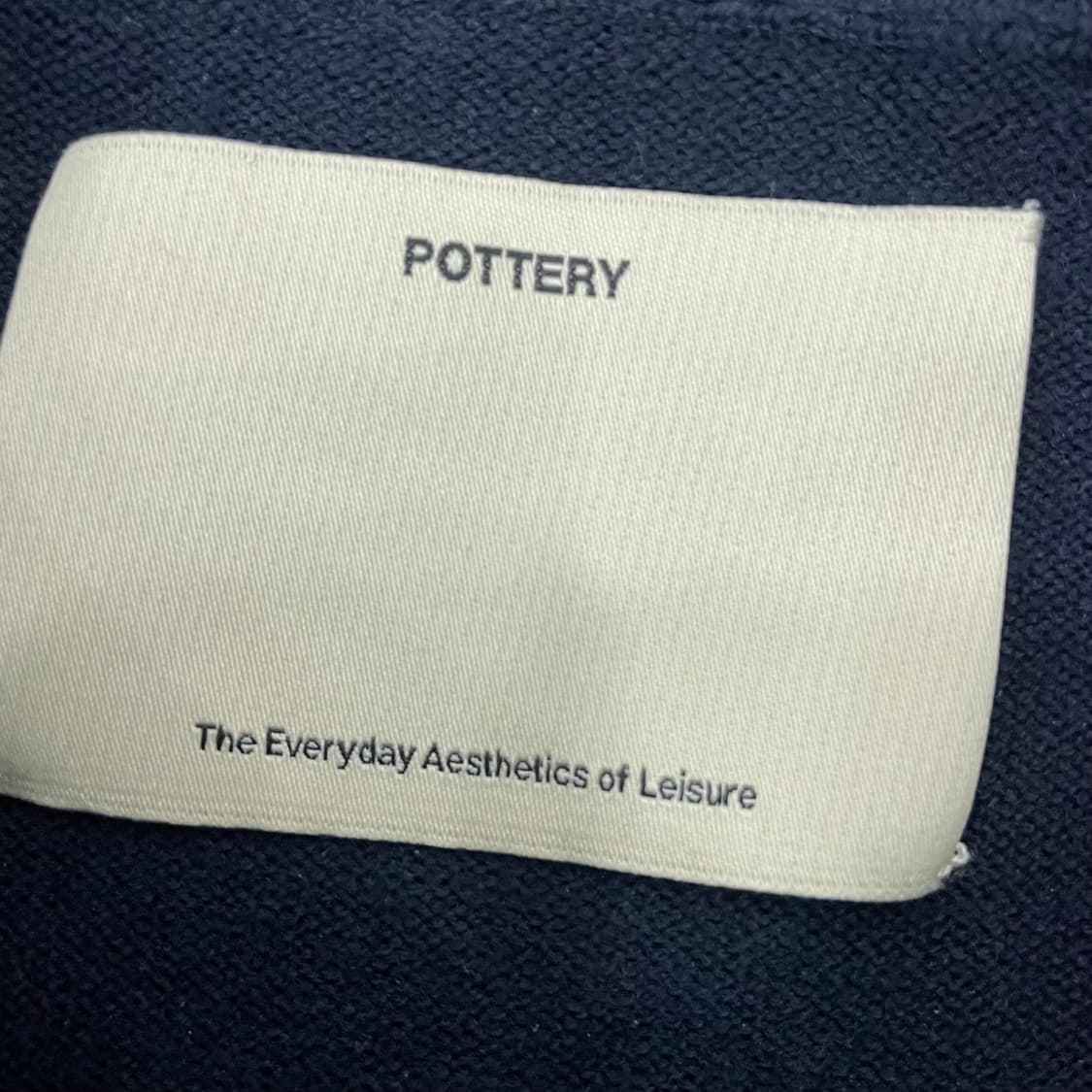 포터리 하드 트위스트 울 크루넥 니트 상품이미지3