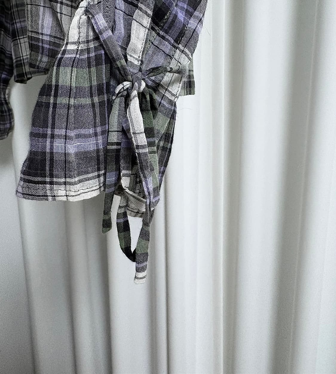 비비안웨스트우드 프릴 체크 블라우스 상품이미지6