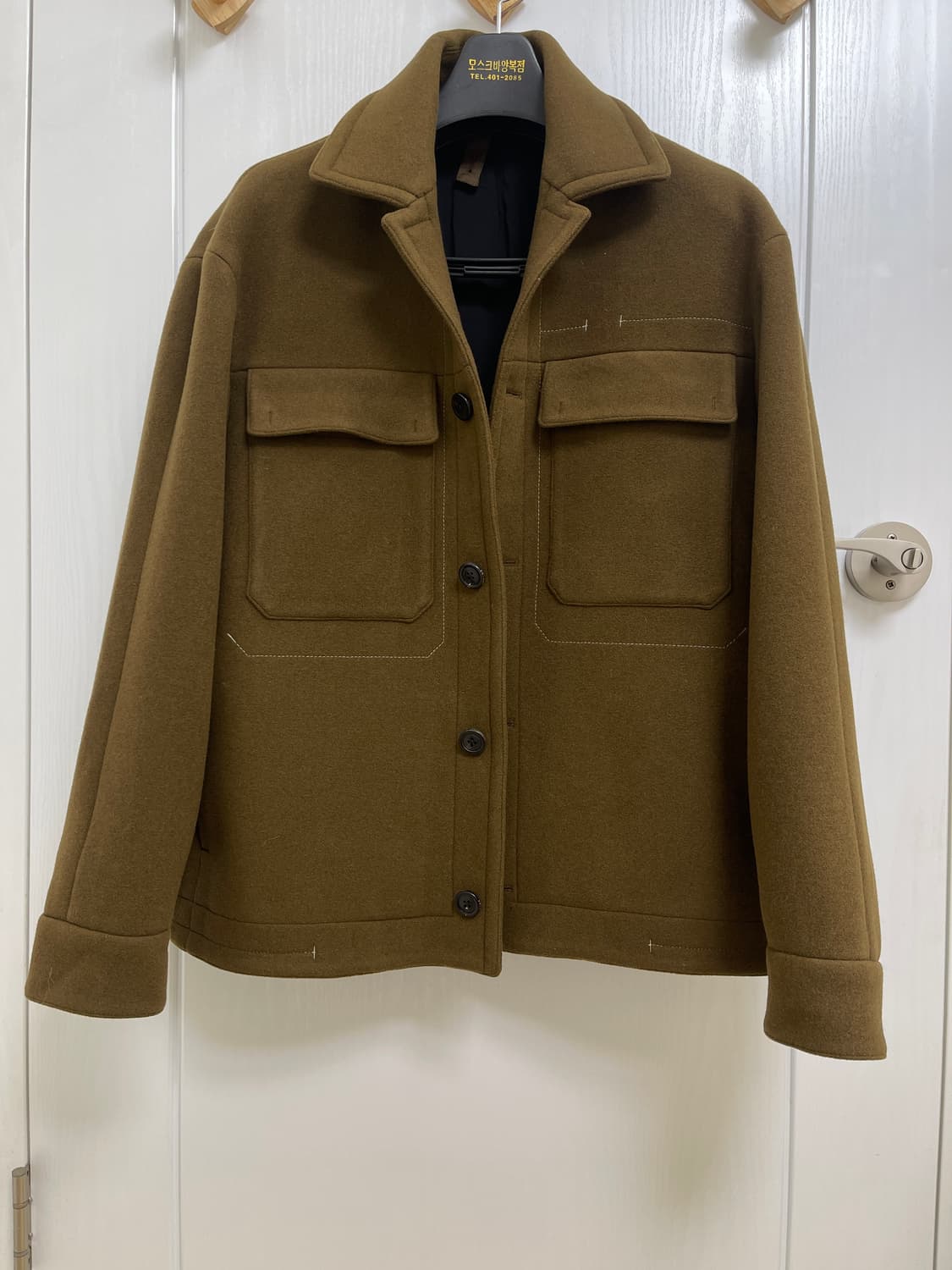 타임옴므 남성 숏 핸드메이드 코트 상품이미지1