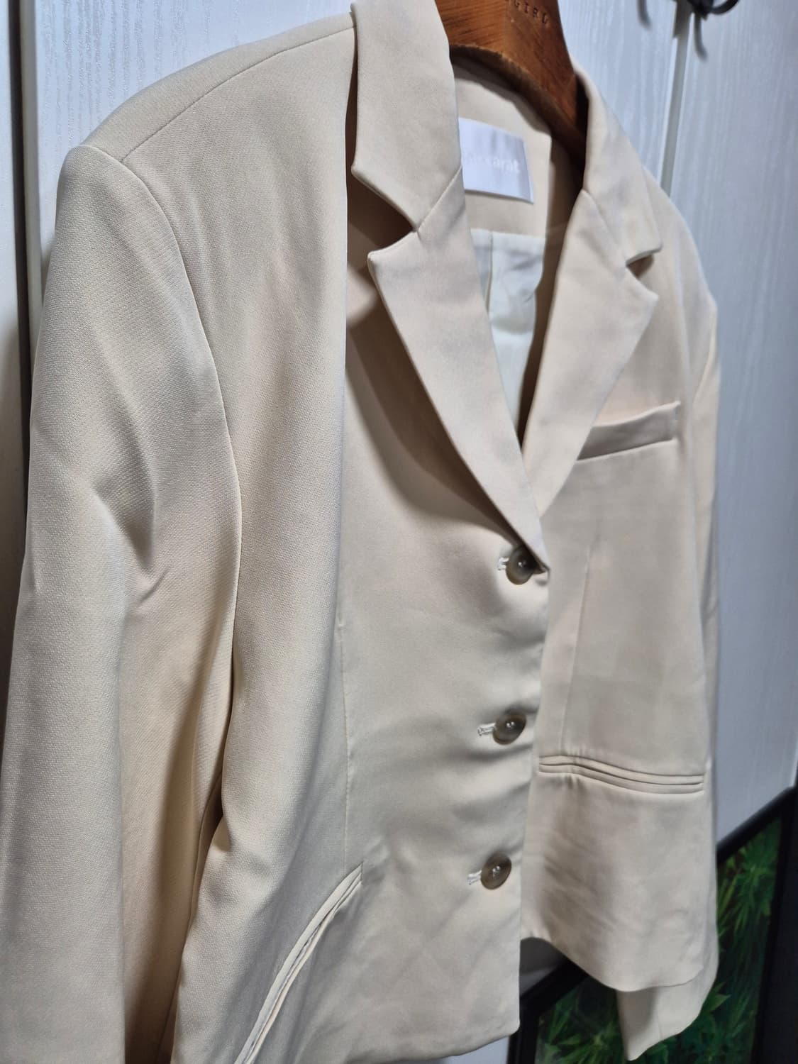 (세일)(새상품)버터아이보리 크롭 자켓 상품이미지4