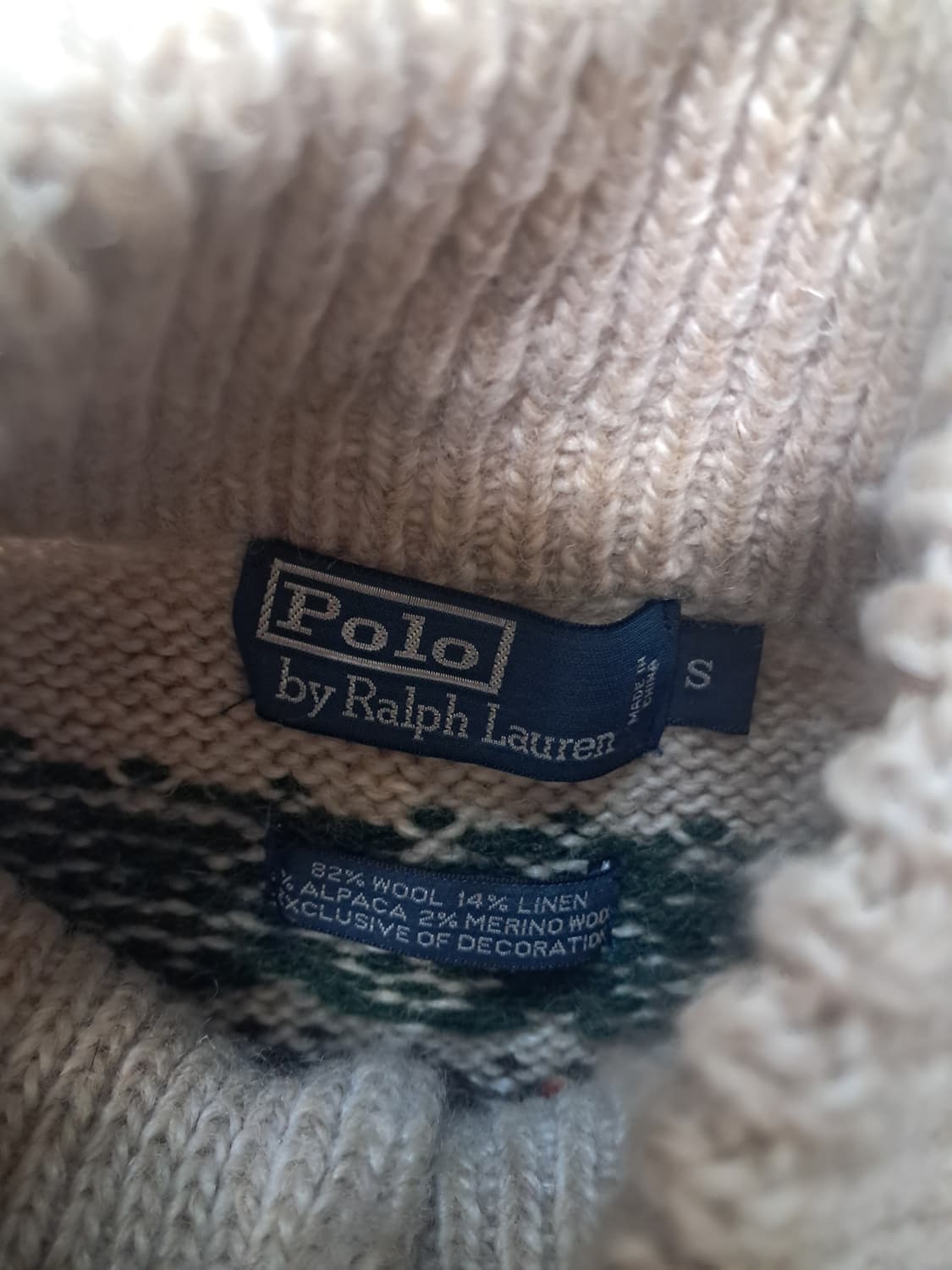 폴로 스노우플레이크 노르딕 스웨터 상품이미지2