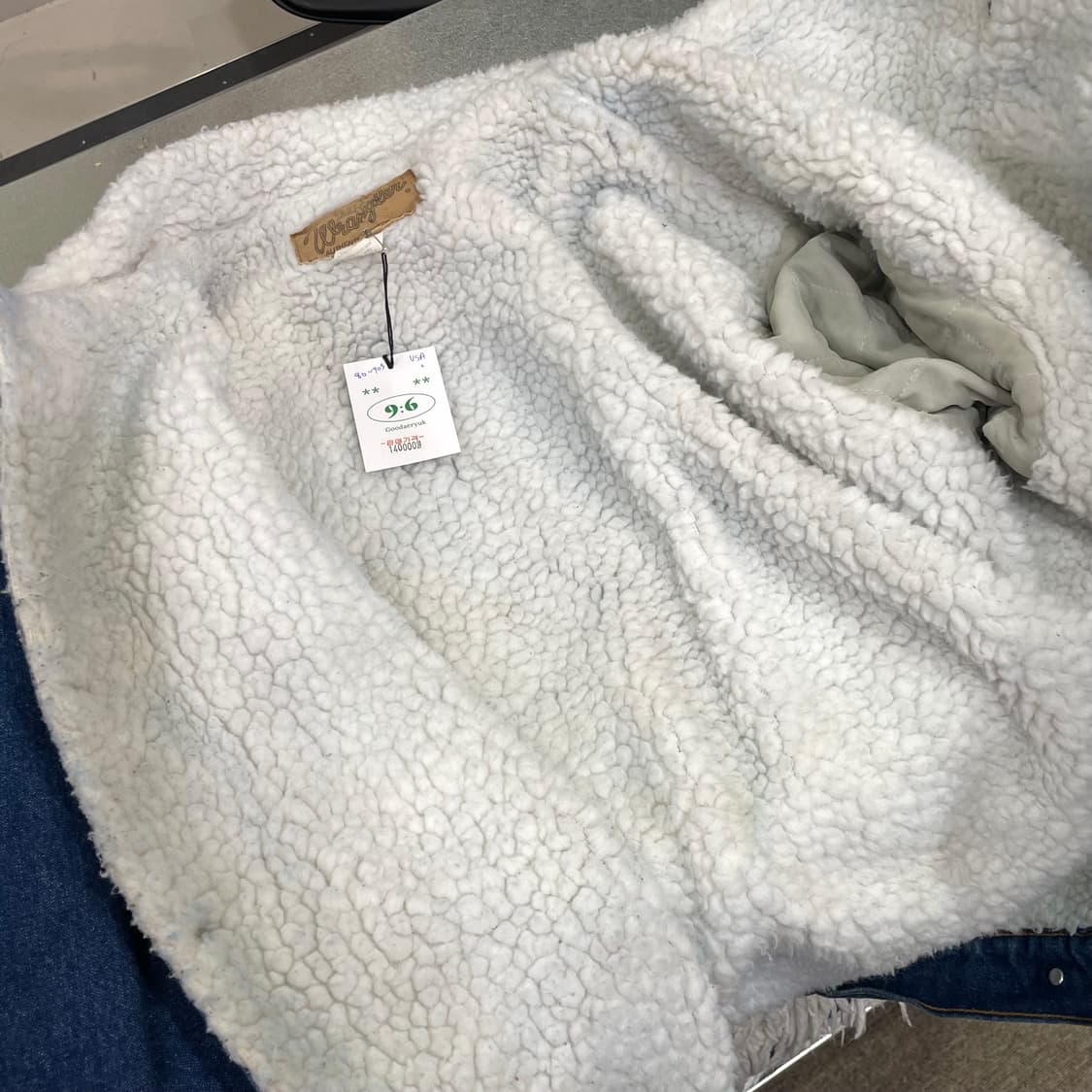 (2XL) 80~90s USA Wrangler 랭글러 쉐르파 자켓 상품이미지7