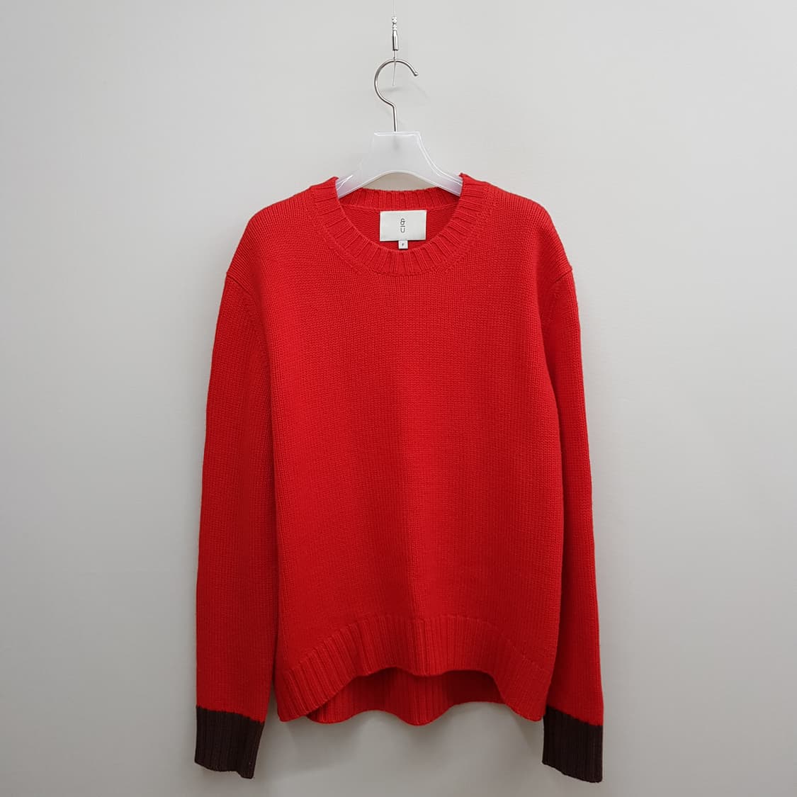 ANDYOU 앤유  울 100%  크루넥 니트 F사이즈 상품이미지1