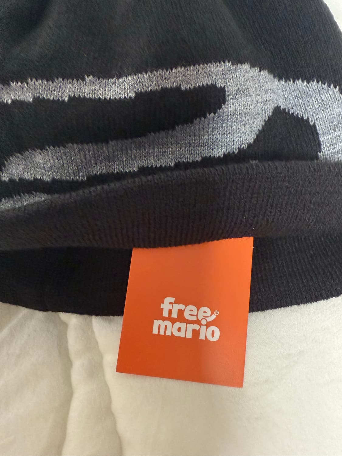 프리마리오 빅 로고 자카드 비니 상품이미지2