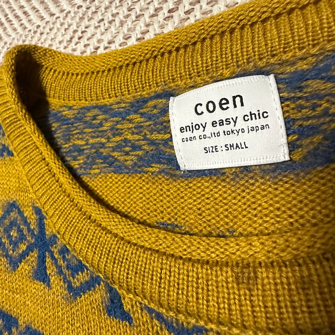 COEN knit sweater vintage 상품이미지3