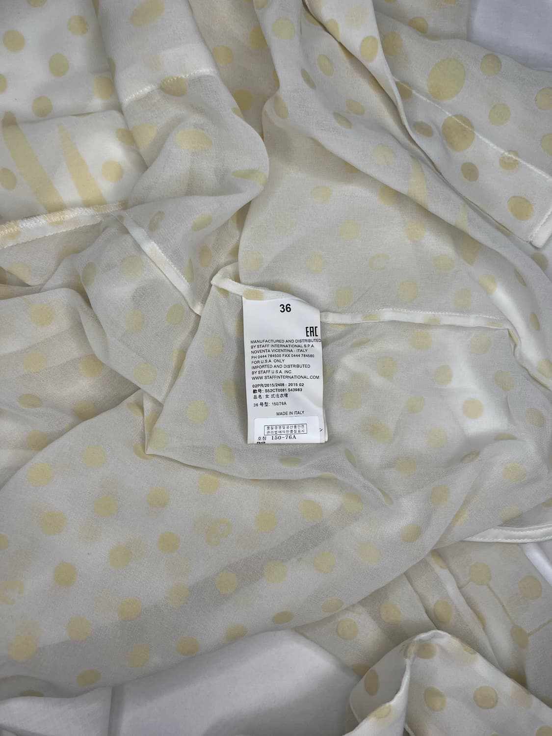 MM6 도트 시스루 드레스 셔츠 상품이미지5