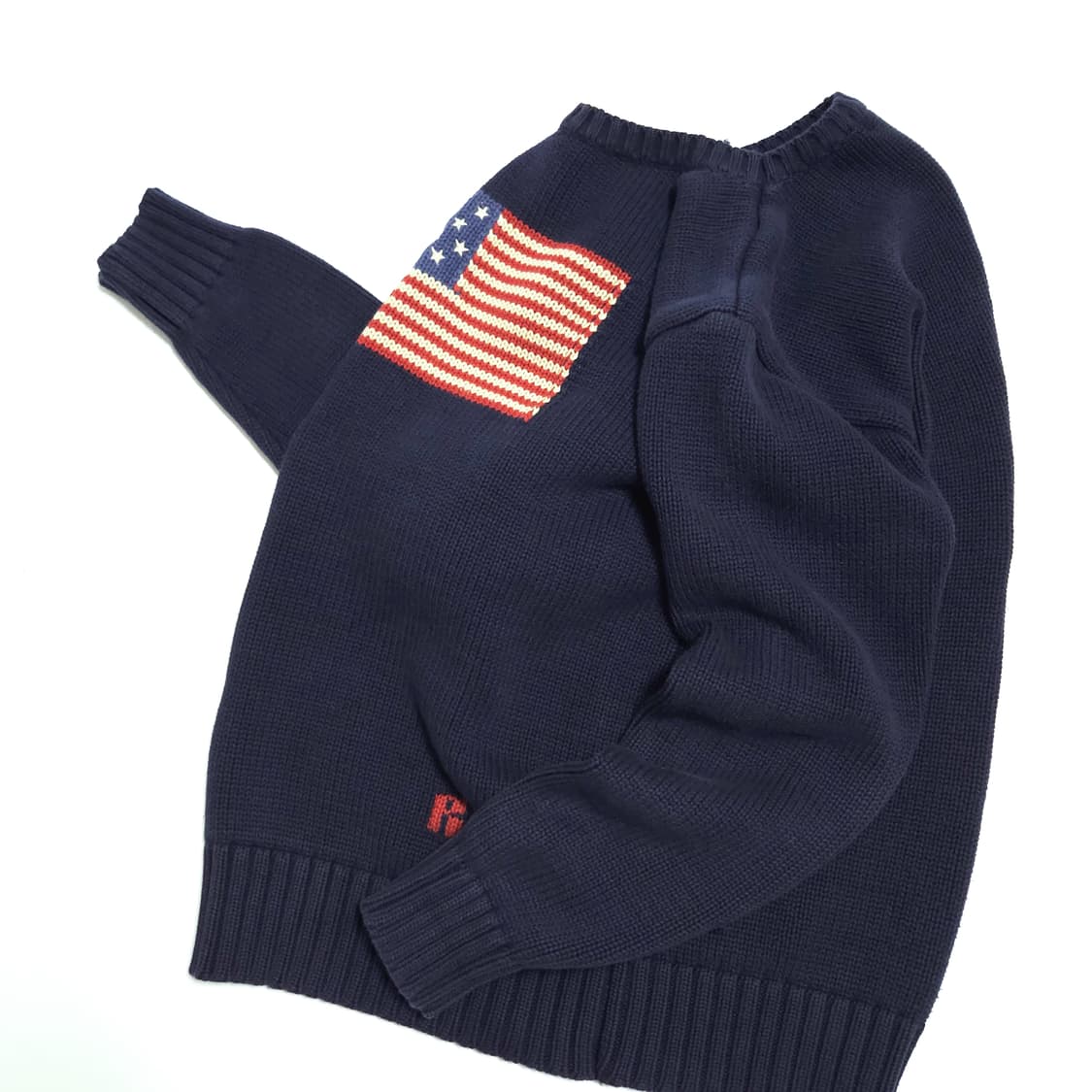 90s 폴로 진스 랄프로렌 성조기 니트 스웨터 상품이미지6