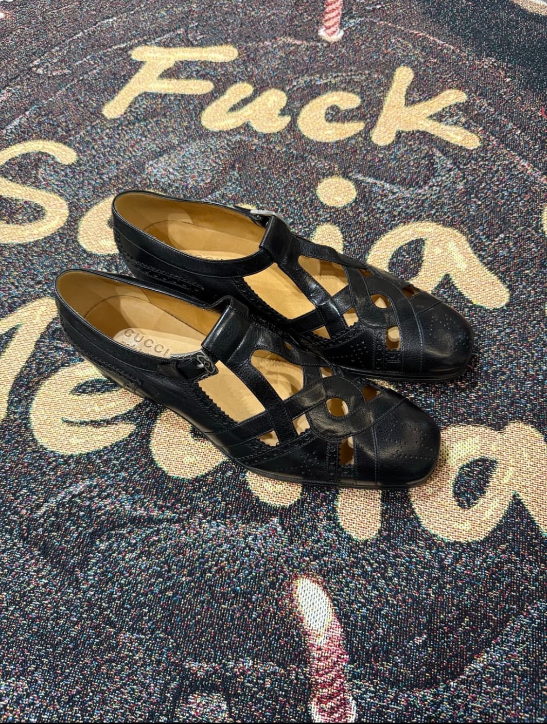 구찌(여름 구두 희귀 상품) 컷아웃 브로그 슈즈 280-285 상품이미지4