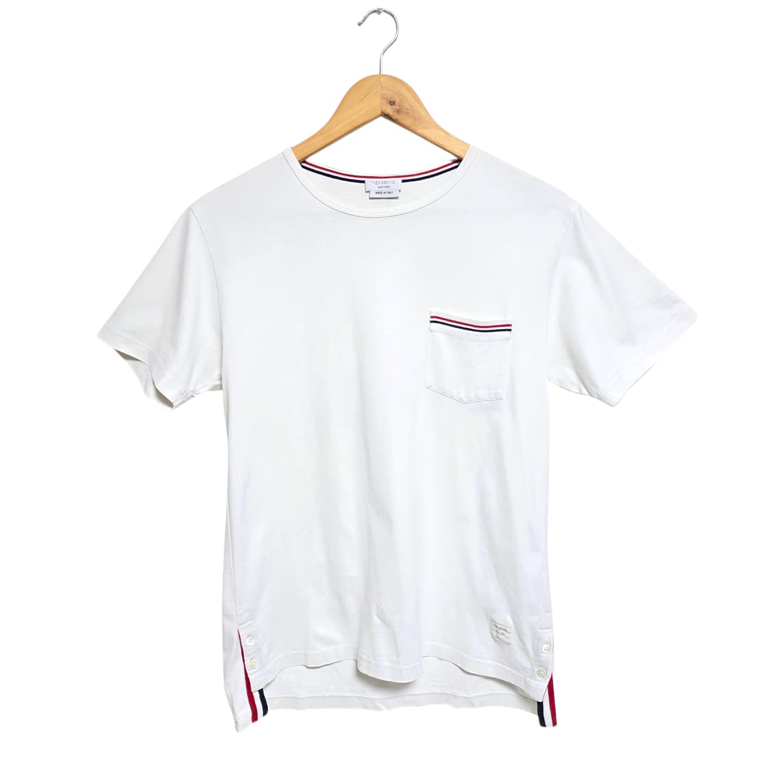 톰브라운 포켓삼선 반팔 티셔츠 상품이미지1