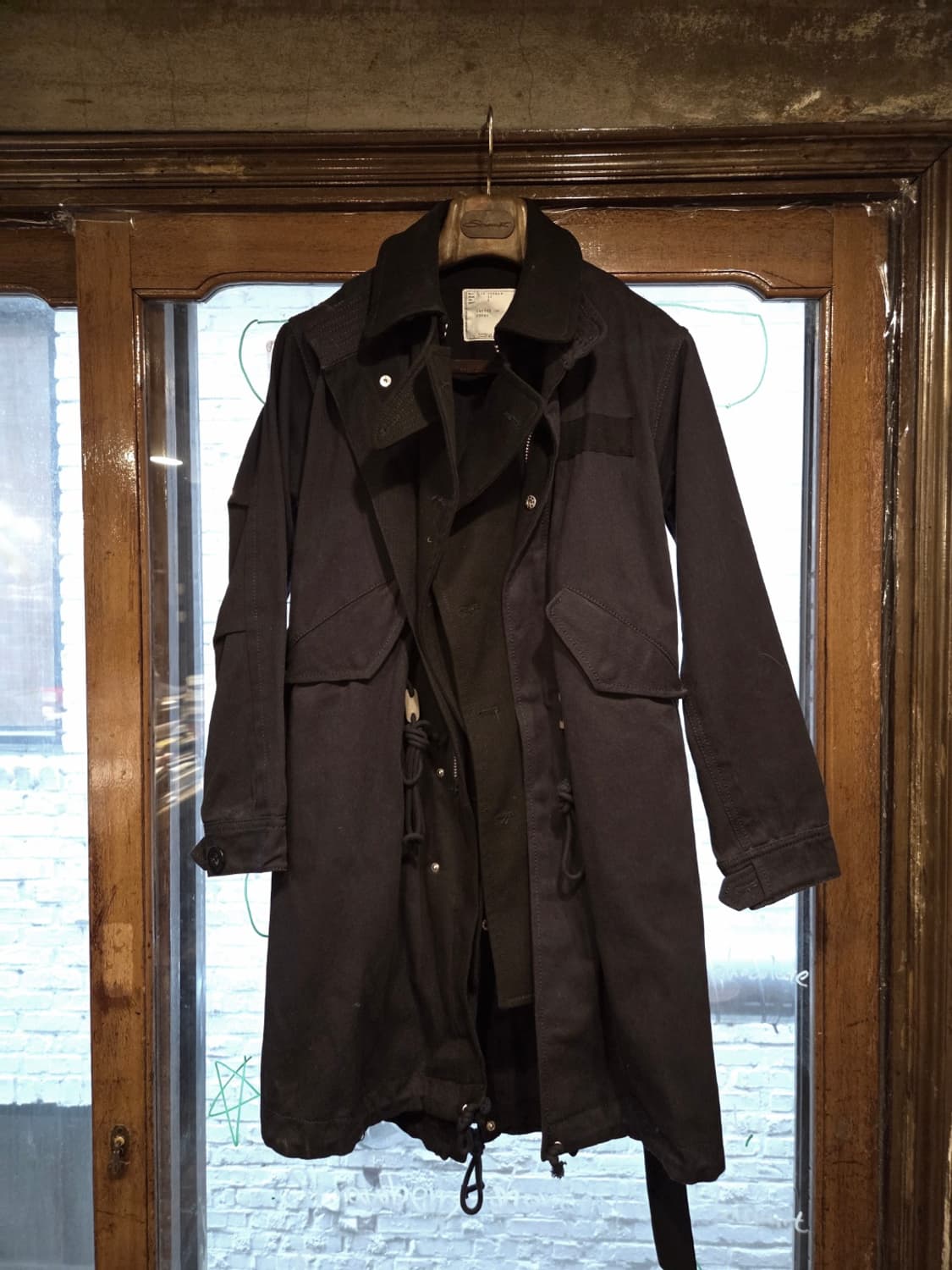 사카이 아방가르드 트렌치코트 상품이미지6