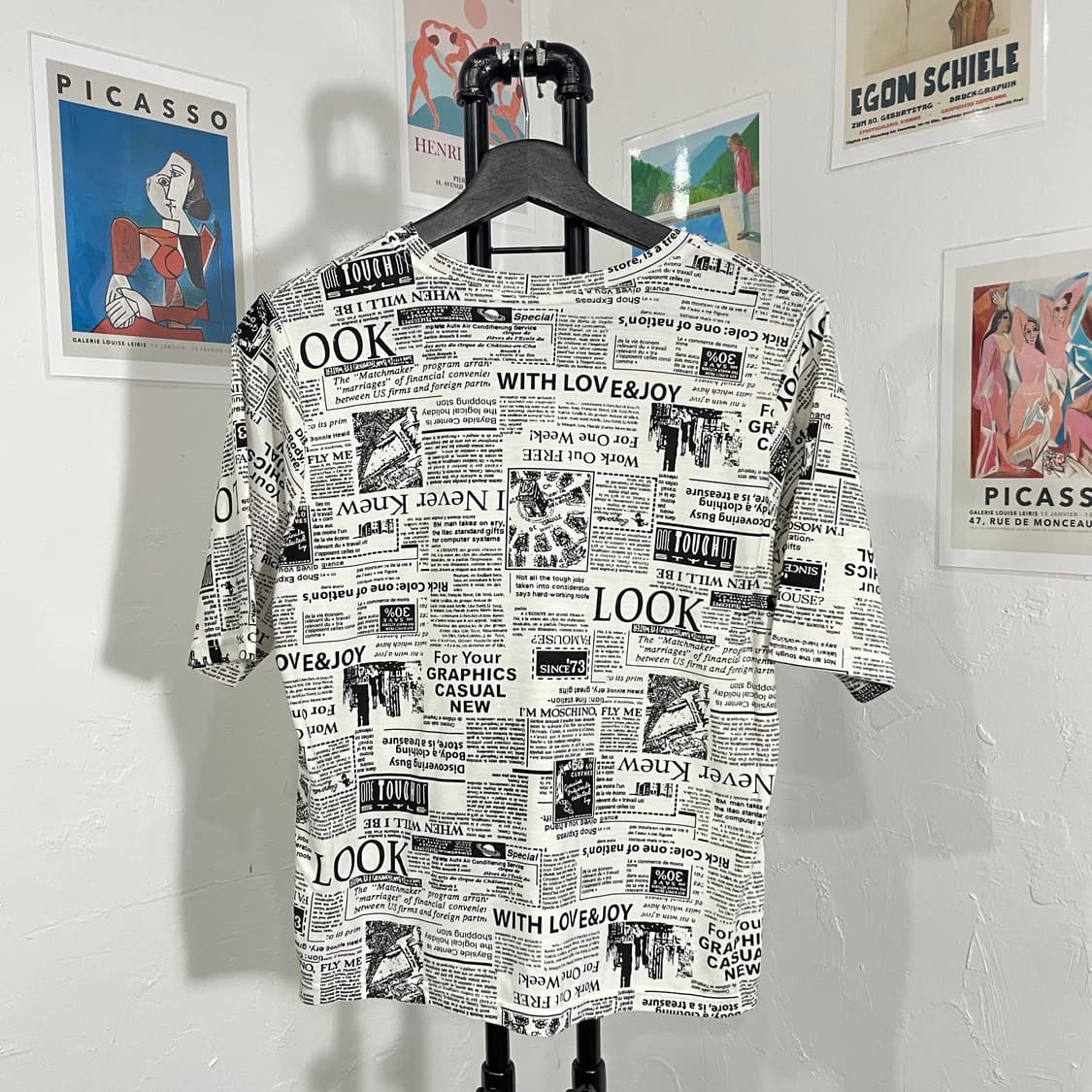 펑크 레터링 반팔 티셔츠 상품이미지3