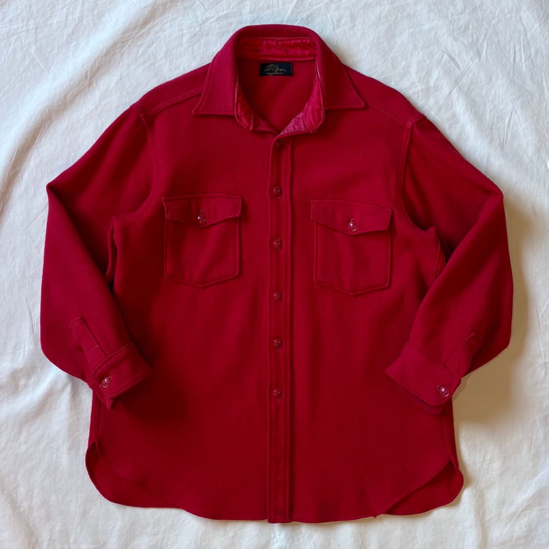 [100-103] 50s USA L.L.Bean 울 트윌 워크 셔츠  상품이미지1