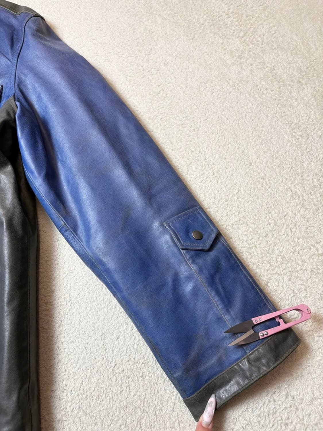 아디다스 00's W.RohRL 소가죽 라이더 자켓 PN6608 상품이미지7