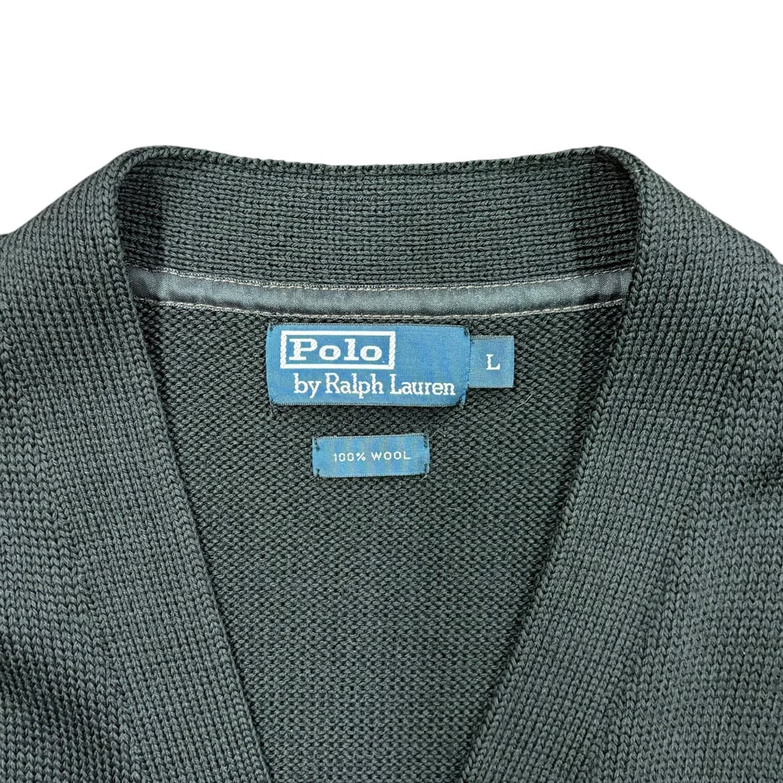 (L) 폴로 랄프로렌 블랙 논포니 울 가디건 상품이미지4