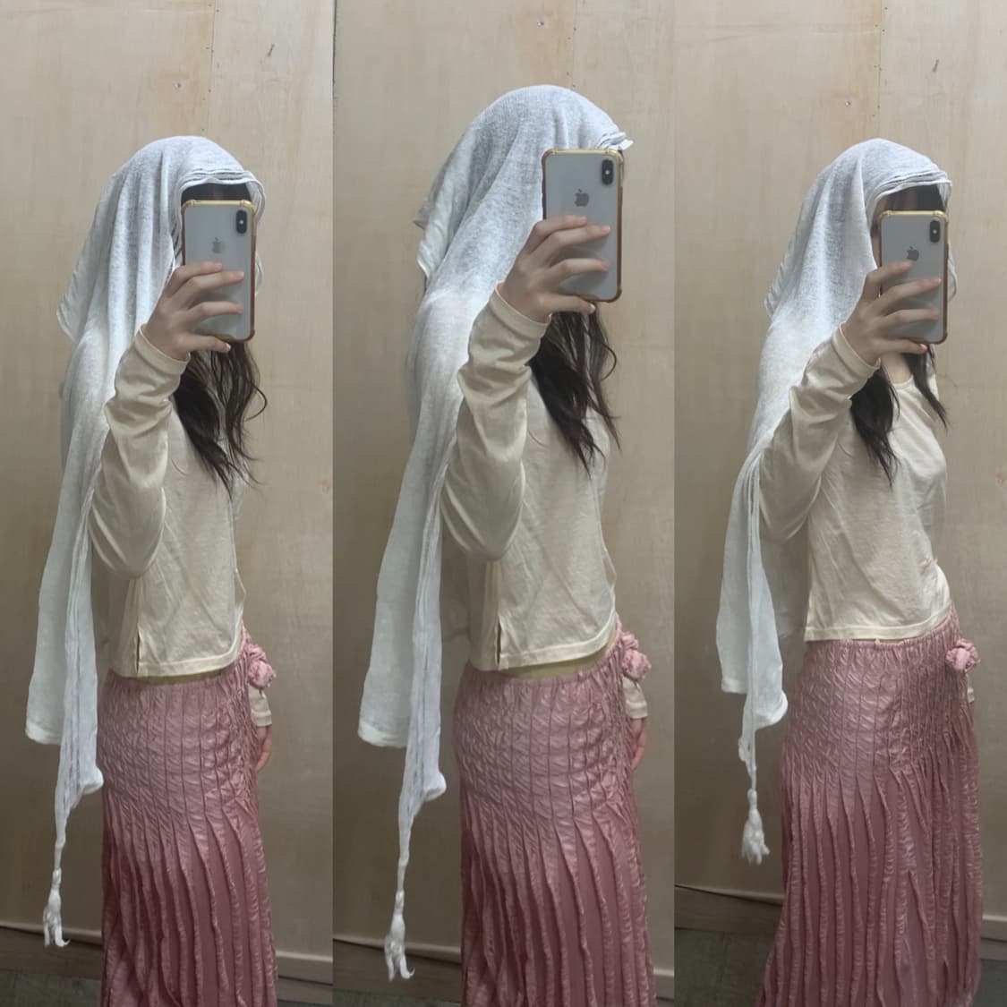 [직수입] 빈티지 리넨 스카프 상품이미지1