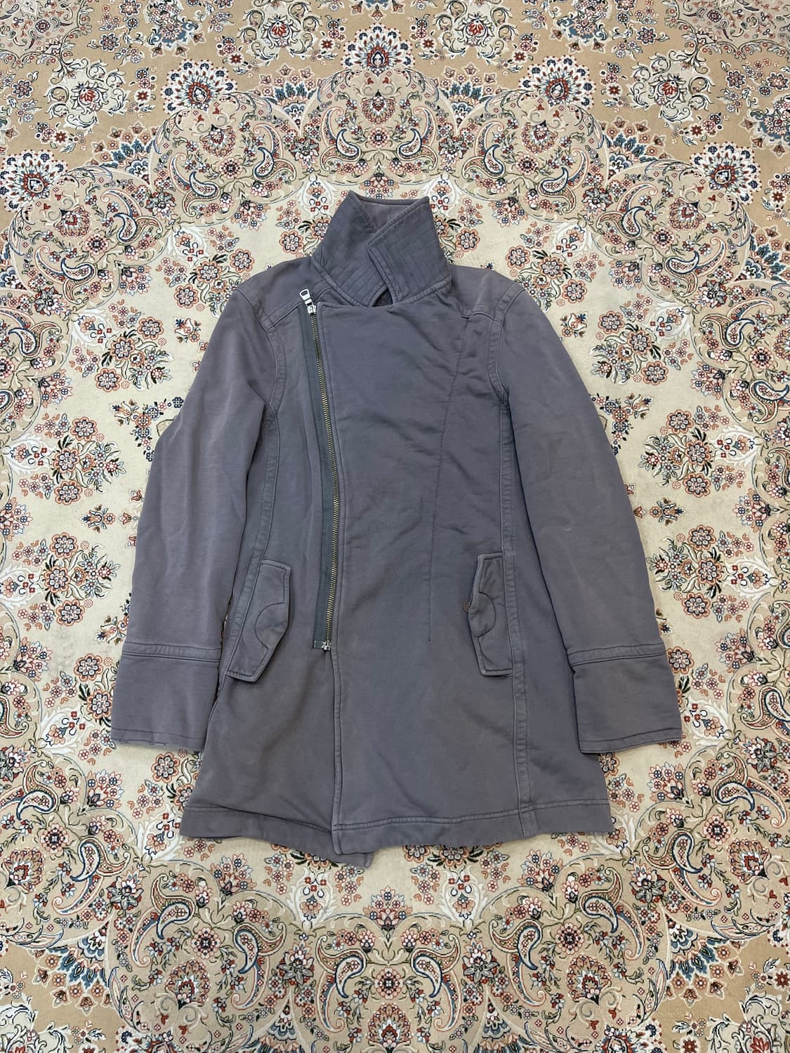 아르마니 익스체인지 비대칭 하이넥 코트 상품이미지1