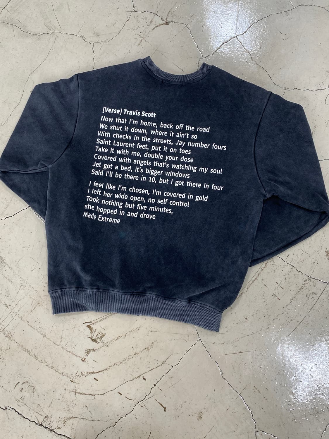 Made extreme 트래비스스캇 맨투맨 XL 상품이미지3