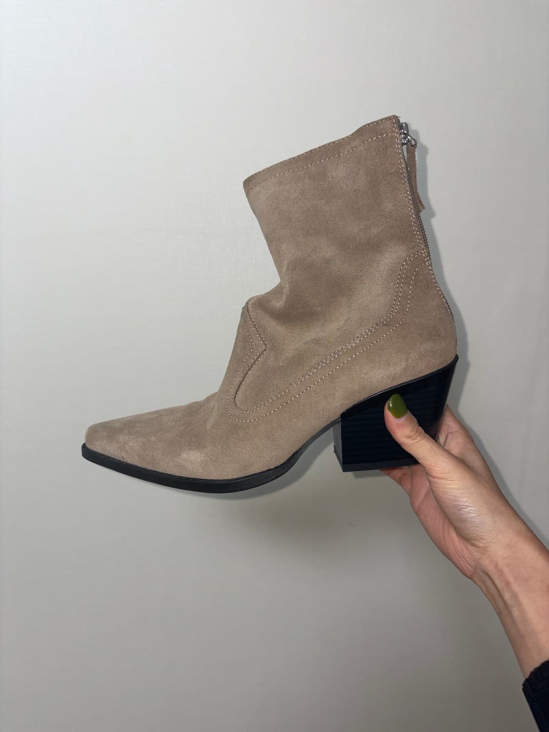 자라 스웨이드 앵클 부츠 상품이미지1