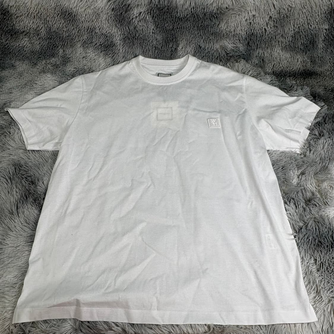 우영미 백로고 반팔 25시즌 50사이즈 새상품 상품이미지2