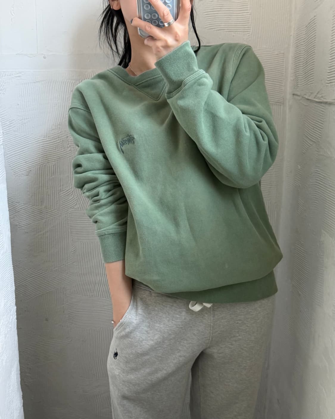 Stussy 스투시 스탁자수로고 맨투맨 상품이미지7