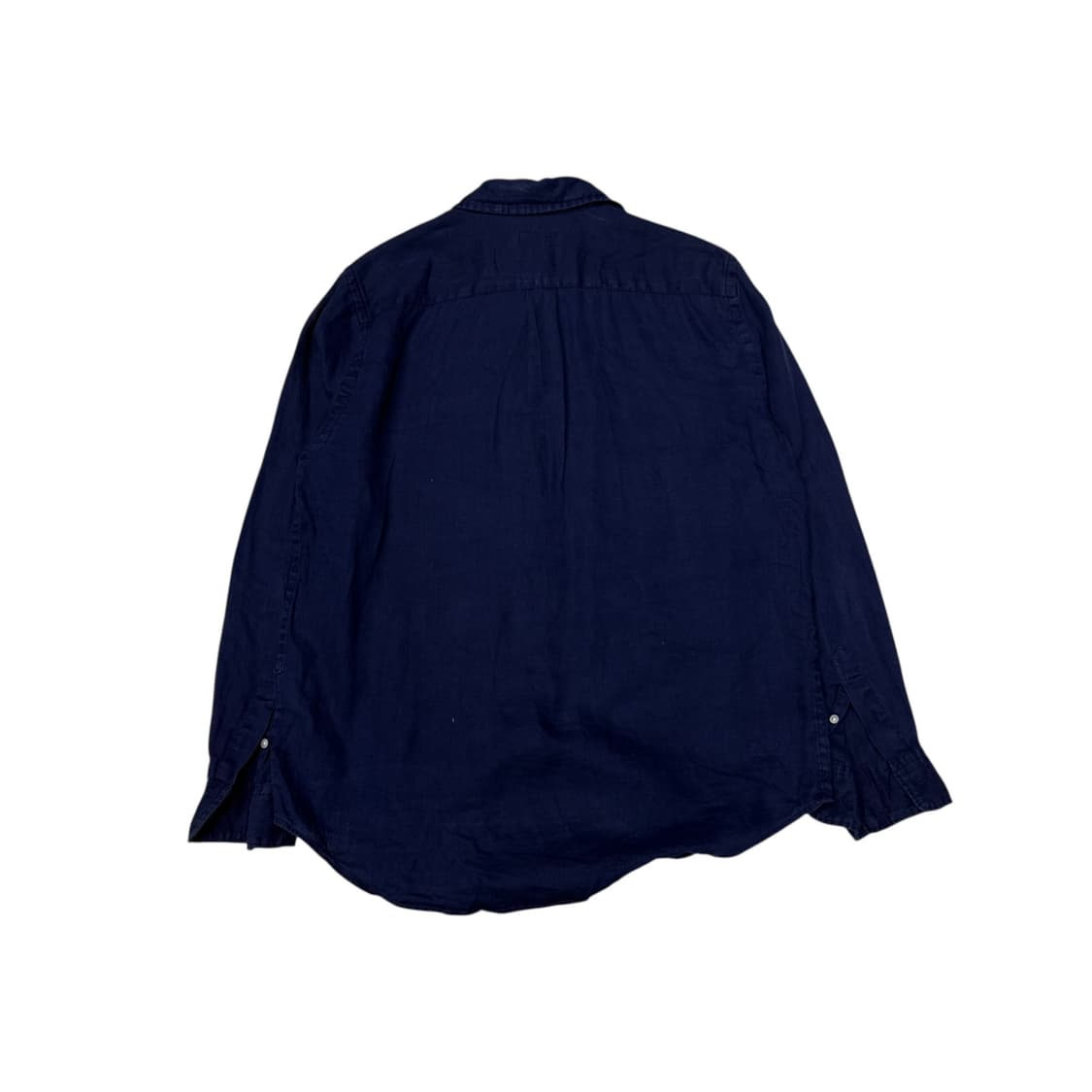 [M] 폴로 린넨 네이비 셔츠 상품이미지4