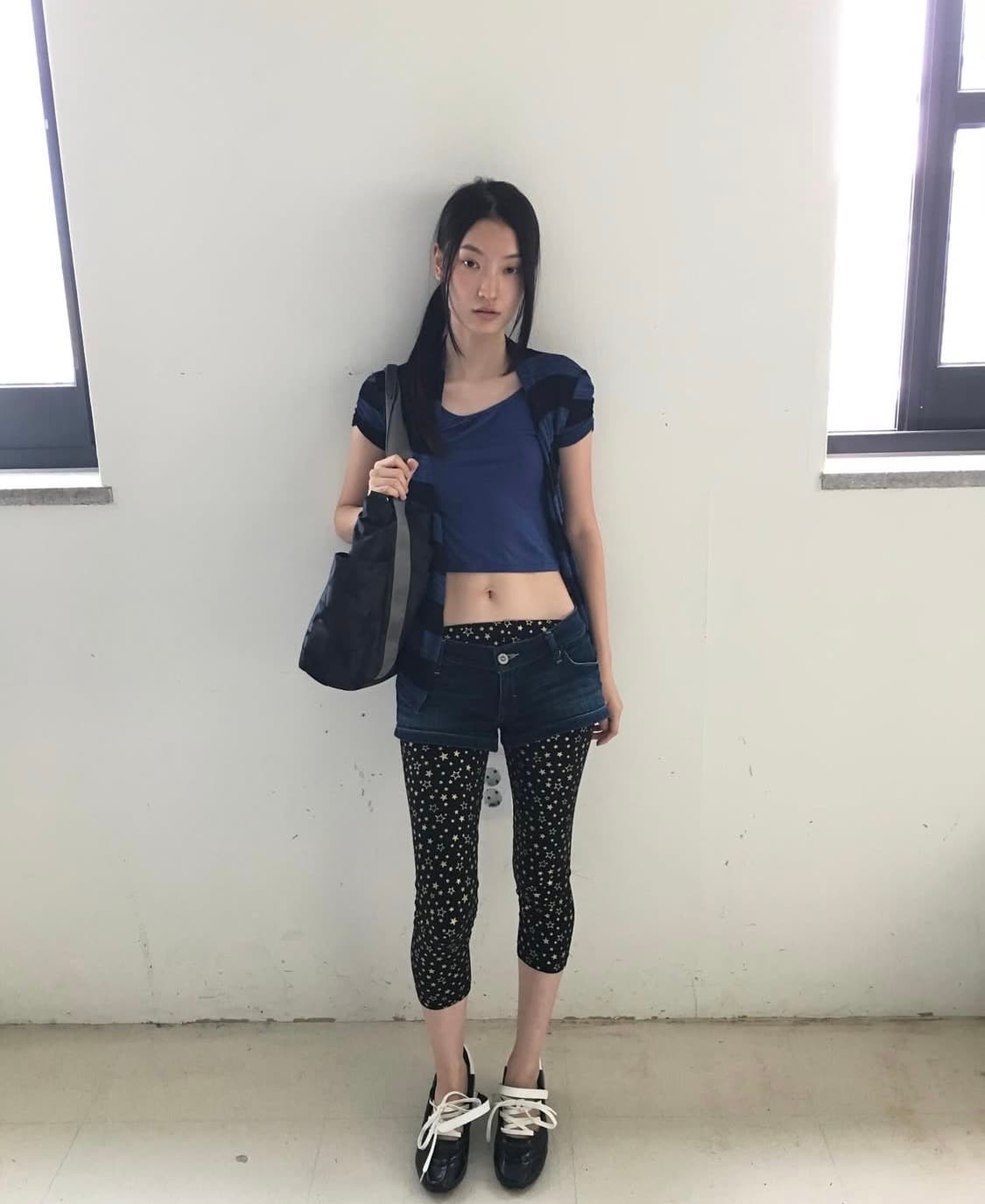 럽캔빈티지 별 레깅스 상품이미지2