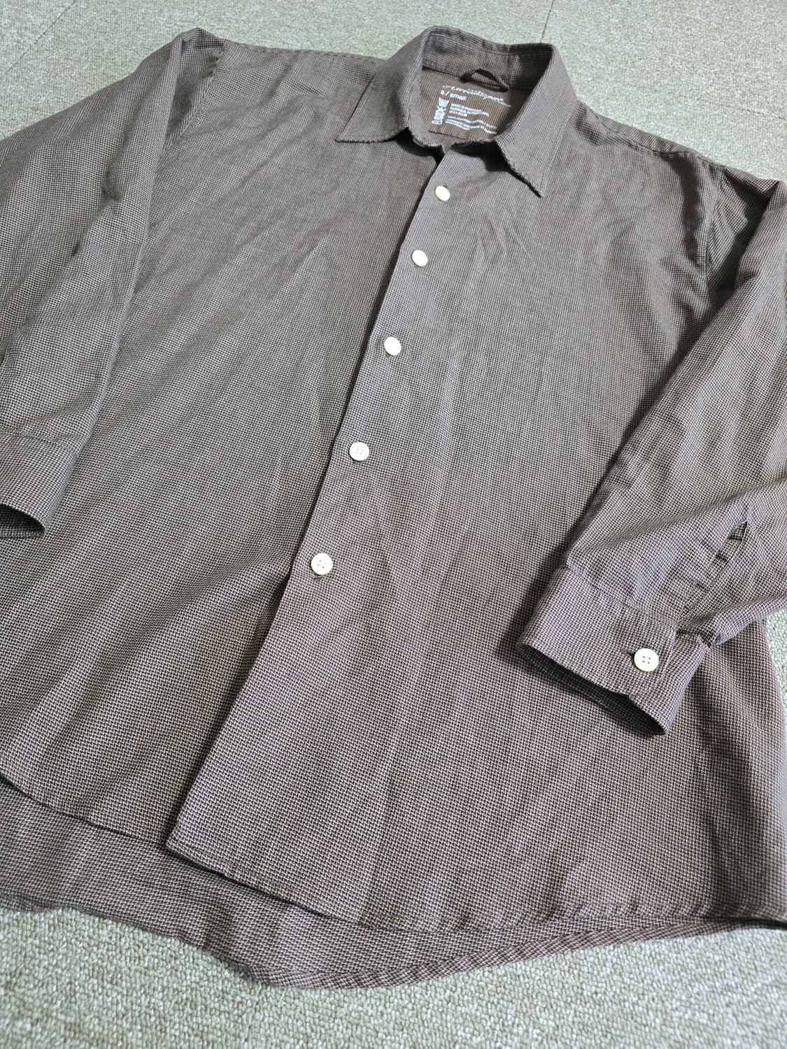 mfpen 엠에프펜 하운드투스 코튼 셔츠 S 미사용 상품이미지2