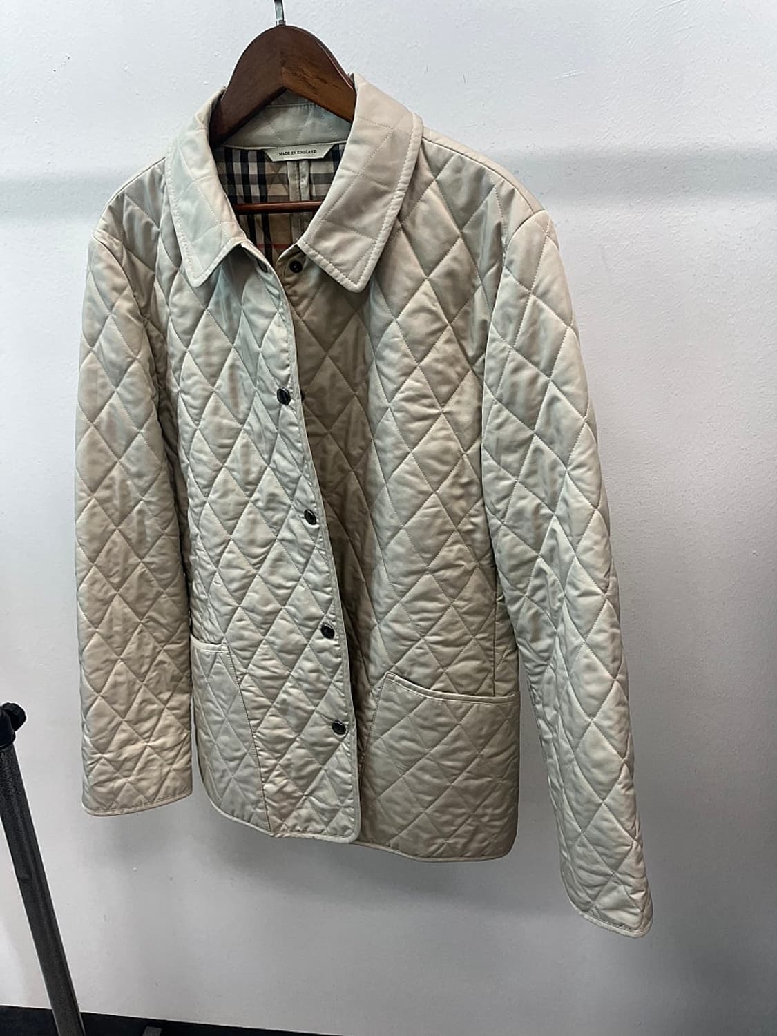 여) 버버리 런던 베이지 퀼팅자켓  상품이미지1